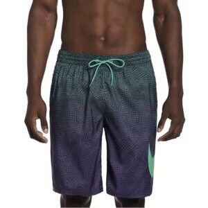 Nike Men’s Shorts Swim Trunks  9” Electric Algae Size Small NESSD541-380 New